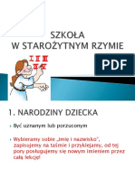 Szkola W Starozytnym Rzymie