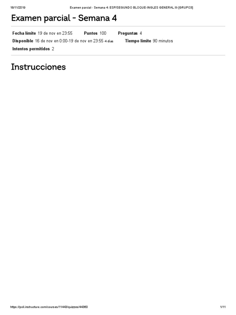 Segundo Parcial de Inglés General III | PDF