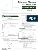 CIÊNCIAS DA NATUREZA: VETORES EM FÍSICA I