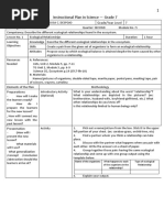 Instructional Plan in Science Grade 7 Qtr. 2