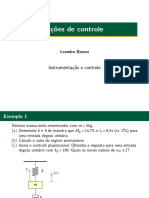 Exercícios Resolvidos de Instrumentação e Controle