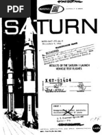 Results of Saturn I Launch Vehicle Test Flights