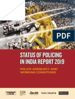 Status of Policing in India Report 2019 by Common Cause and CSDS PDF