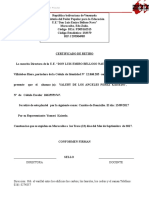 Constancia Conducta Solvencia de Valery Perez