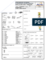 English test 2° ano - Final