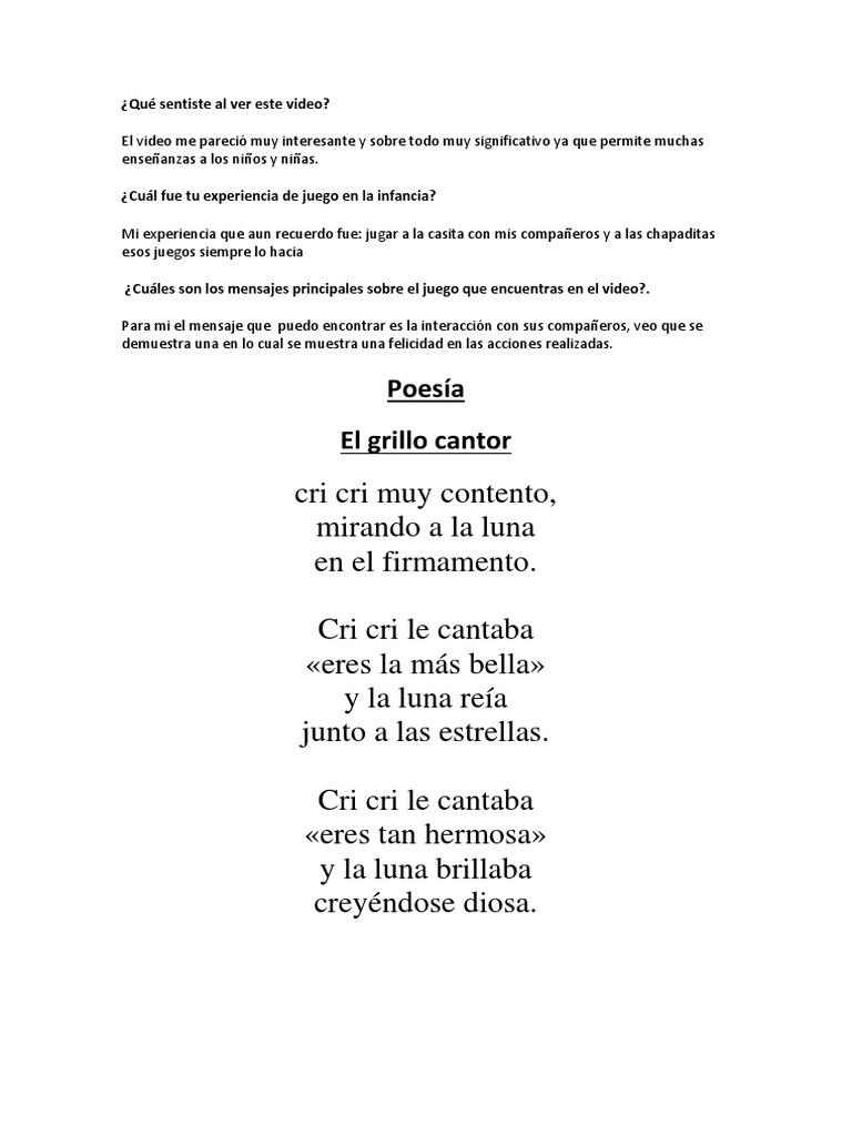 Qué Sentiste Al Ver Este Video | PDF