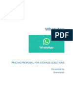 WhatsApp Pricing Proposal
