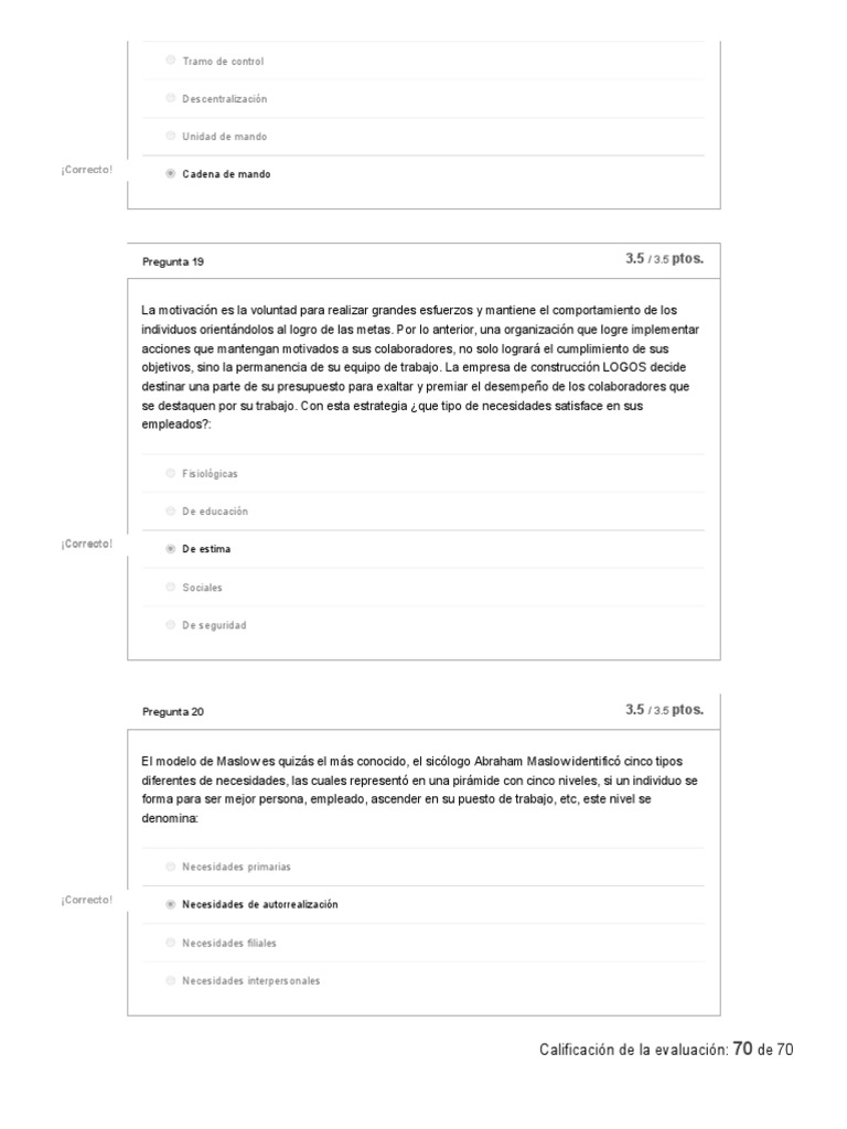 Examen Parcial - Semana 4 - 2 Paginas | PDF | Crecimiento personal y ...