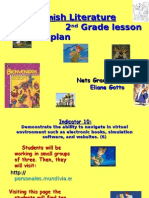 Spani SH Literature 2 Grade Lesson Plan