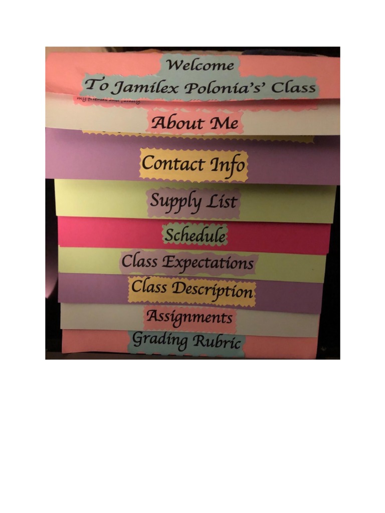 Jamilex Polonia Field Experience Handbook PDF Homework Learning