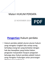 Materi HUKUM PERDATA (DAYS 1)