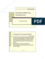 Formulasi Model Dan Parameterisasi