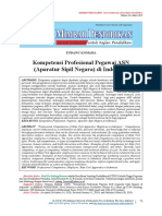 Kompetensi Profesional Pegawai ASN (Aparatur Sipil Negara) Di Indonesia