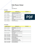 Daily Planner Skripsi