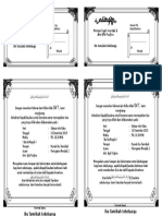 Undangan Tahlil Mendak 2 Kolom