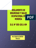 ANALISIS DEL REGLAMENTO DE SEGURIDAD Y SALUD OCUPACIONAL EN MINERIA DS 055-2010-EM.pdf