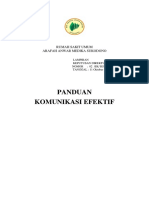 Panduan Komunikasi Efektif