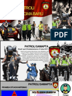 Patroli Samapta sebagai First Line Crime Preventor