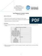 Corriente Continua (Sujeto a Modificación)