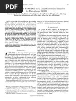 A 2.4-GHz 0.25 Um CMOS Dual-Mode Direct-Conversion Transceiver For Bluetooth and 802.11b