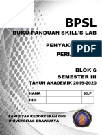 Buku Panduan Skills Lab Blok 6 FKG UB