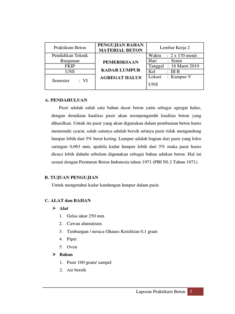 Contoh Format Pengerjaan Tugas | PDF
