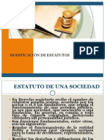 Modificación de Estatutos PDF