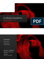 La Media Geométrica