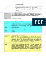 Daftar Training Safety 2019