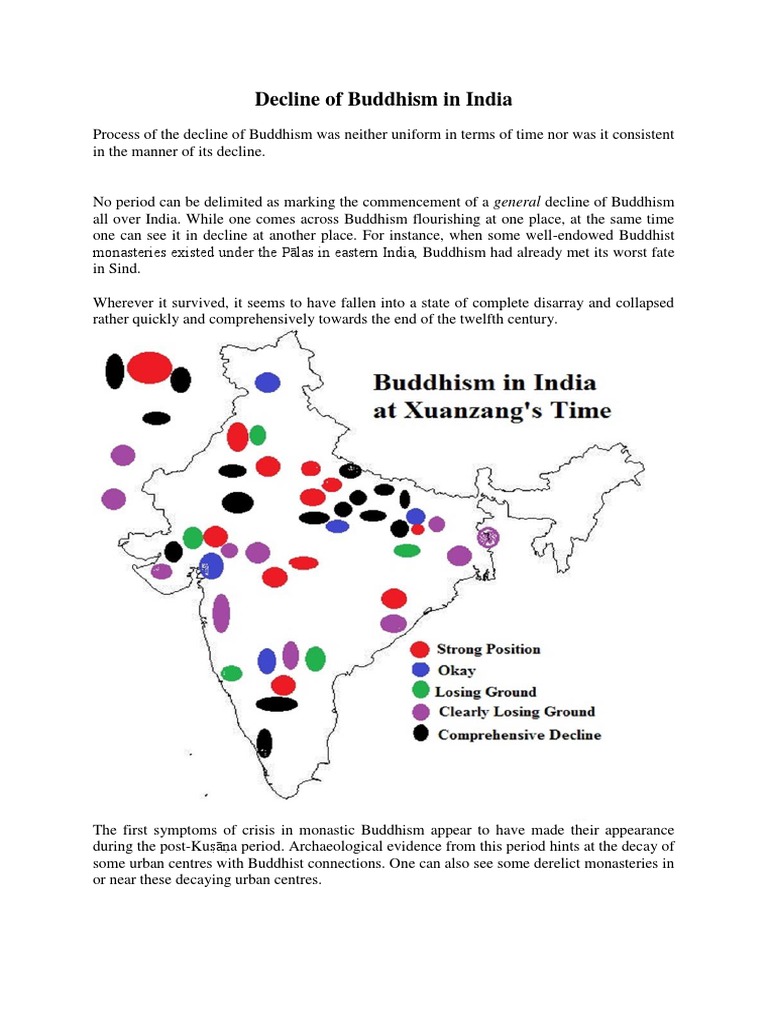 Decline of Buddhism in India: Causes and Context | PDF | Vajrayana | Vishnu