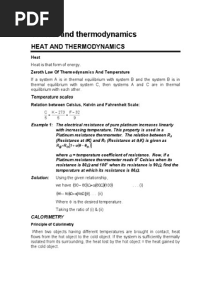 11 Heat And Thermodynamics Done 9 Files Merged Pdf Thermal Expansion Heat