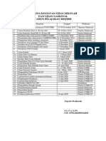 Agenda Kegiatan Ujian Sekolah