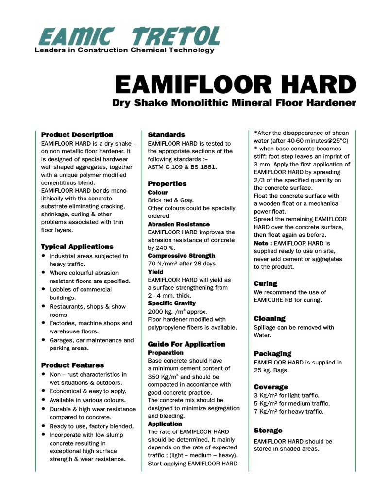 Eamifloor Hard Concrete Building Engineering