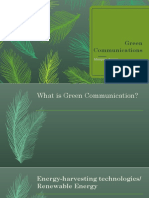 Green Communication Presentation