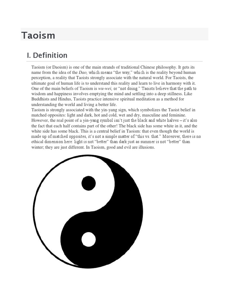 Taoism | PDF | Tao | Laozi