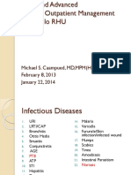 Basic and Advance Clinical Outpatient Management For Polillo RHU