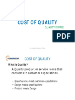 Cost of Quality