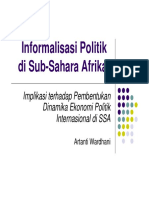 Artantiwardhani Iineopatrimonialismedanekopolindisub Saharaafrika