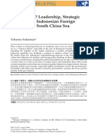 2019-Sulaiman-What Threat-Leadership, Strategic Cultre and Indonesian Foreign Policy