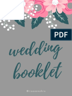 Wedding Booklet PDF