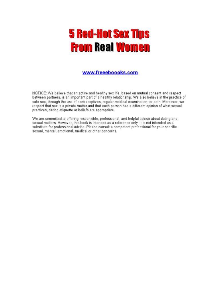 Red Dot Sex Secrets That Will Blow Your Mind Off