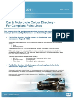 PPG Car and Motorcycle Colour Directory 2011