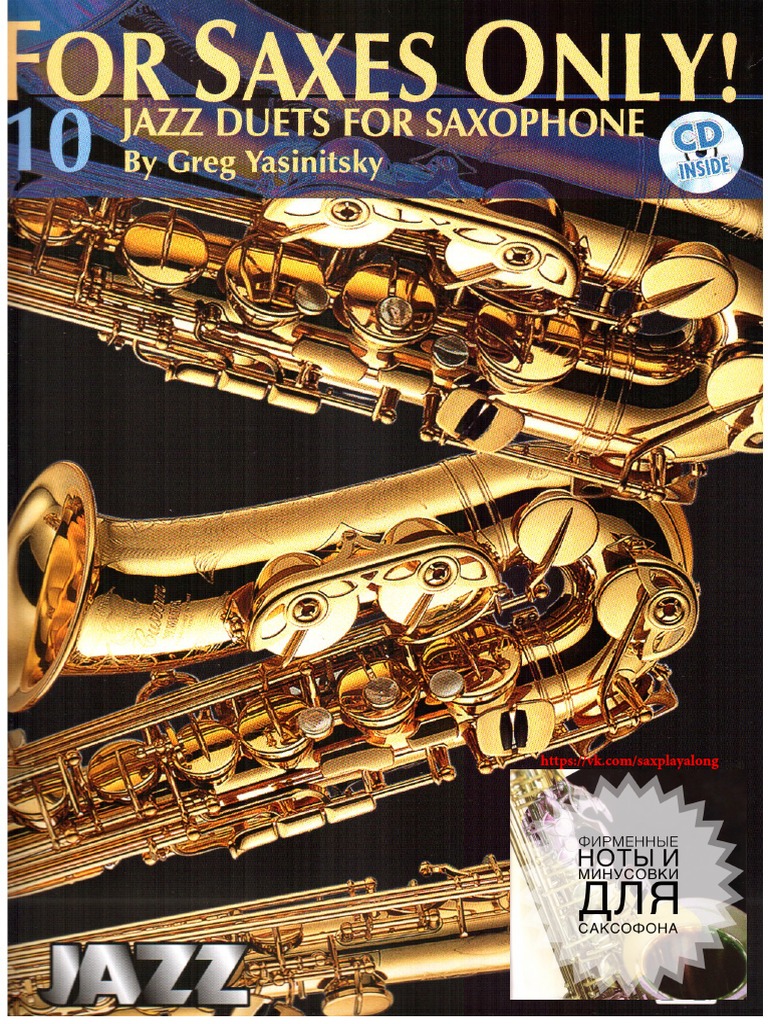 Saxophone PlayAlong Tracks 24 Jazz Standards for Alto and Tenor Sax PDF