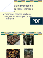 Oil palm processing yields 4-5 tonnes oil/ha