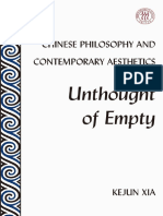 Xia Kejun, Chinese Philosophy and Contemporary Aesthetics, Unthought of Empty,  Peter Lang,  2020.pdf