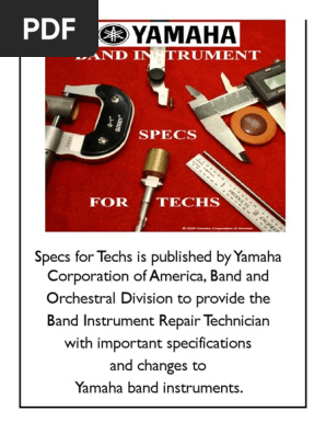 Manual Do Sax Yamaha PDF | PDF | Clarinet | Saxophone