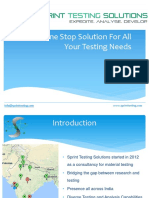 Sprint Testing Solution Introduction To Services