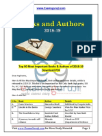 Books and Authors 2018 19