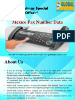 Mexico Fax Number Data