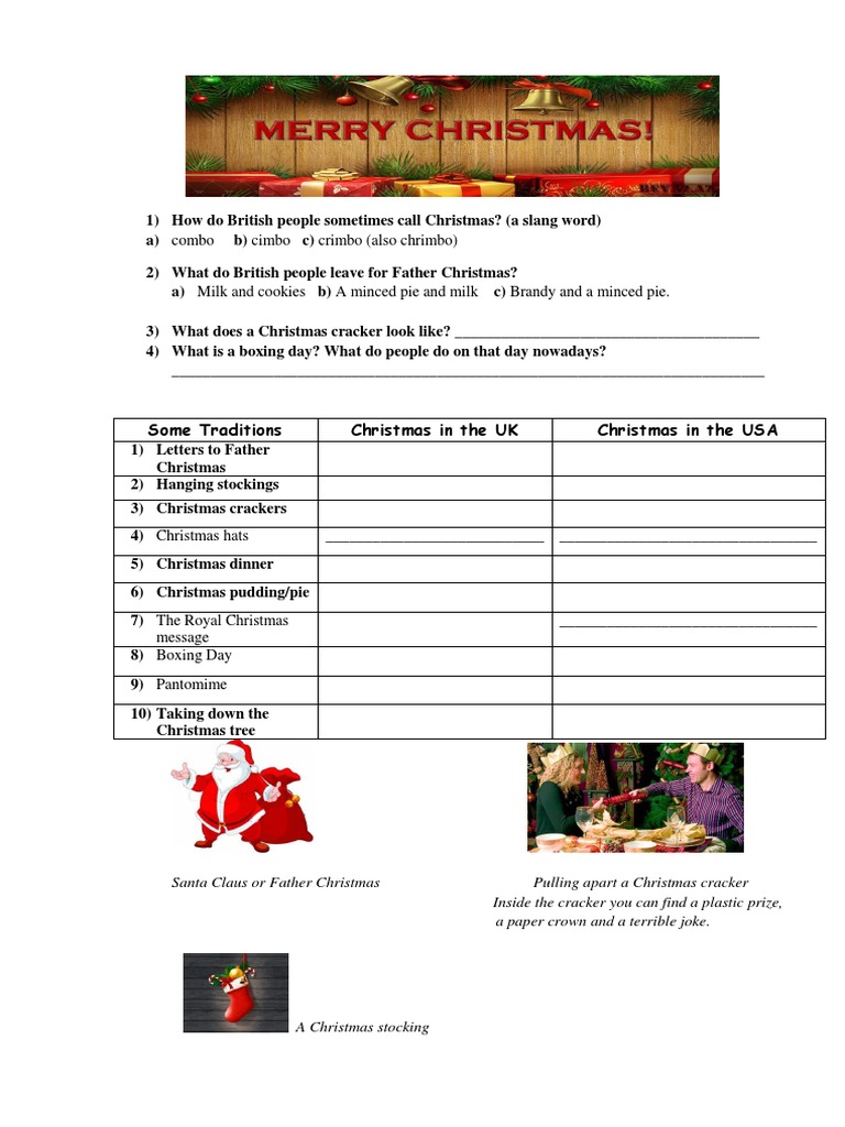 British Christmas Traditions Explained | PDF | Social Science | Young Adult